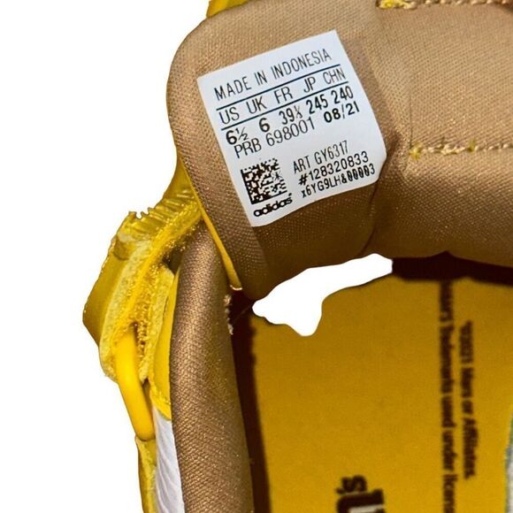 adidas Originals ADIDAS X M&M FORUM LOW 84 Trainers sz 6.5 yellow sneakers m&m’s - Picture 11 of 12